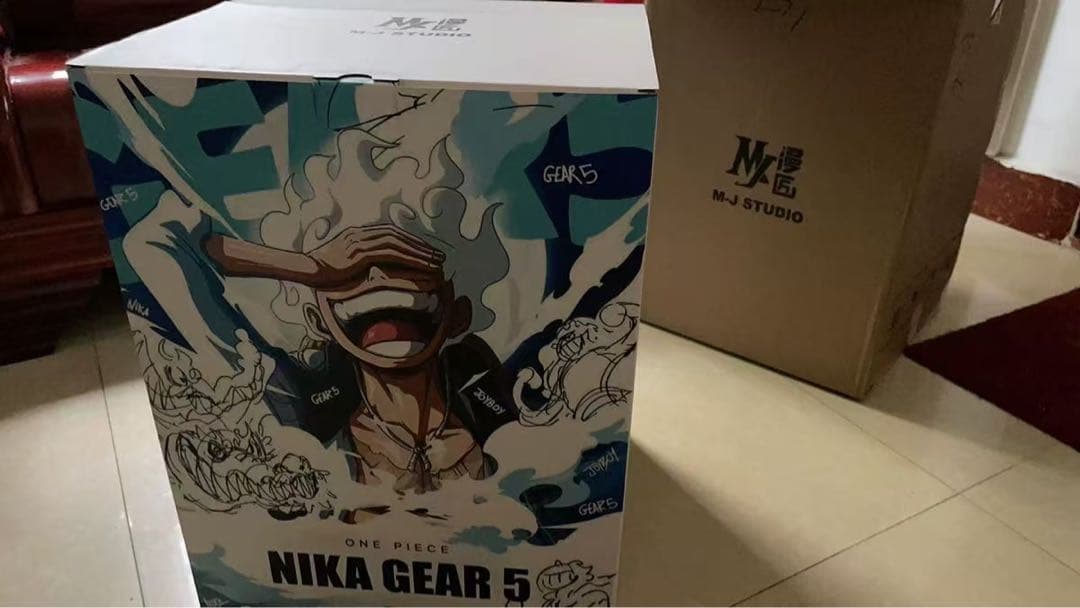 ワンピース ニカ ルフィ ガレージキット ガレキ スタチュー⑧⑥