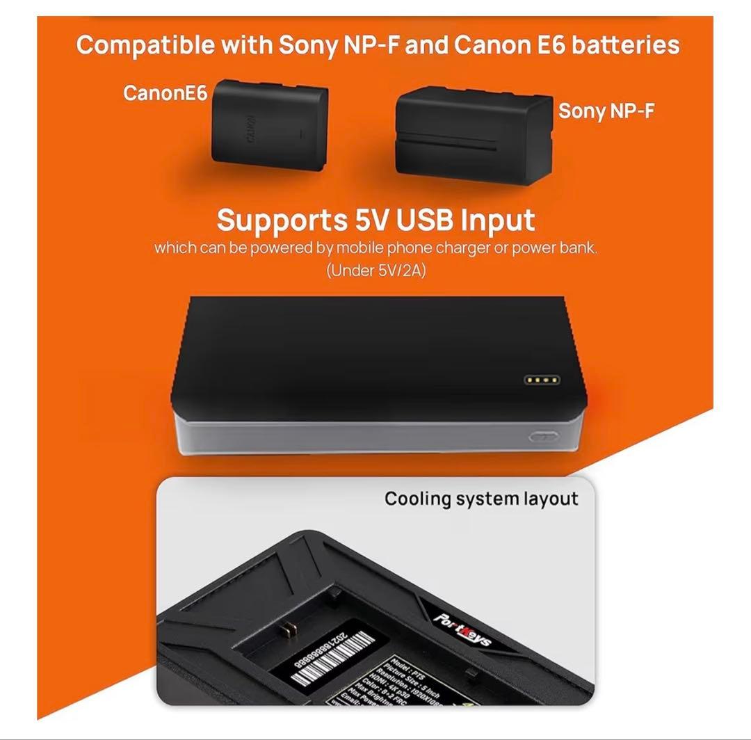 【特別値下げ本日24時まで限定】Portkeys PT5 II カメラ モニター