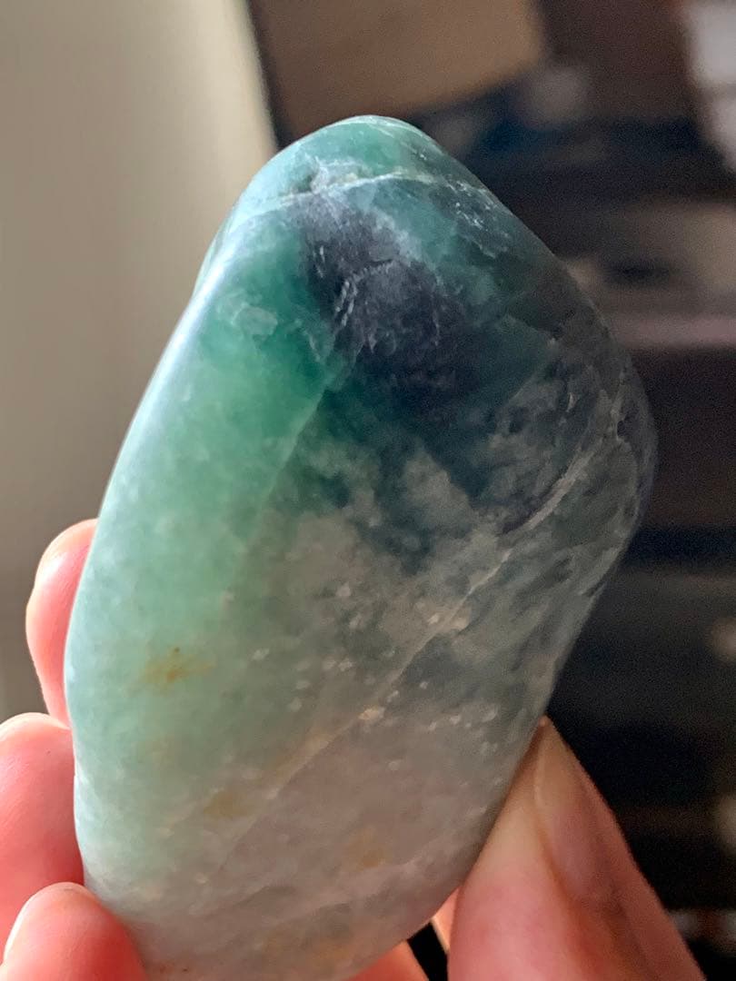 糸魚川ひすい極上の海石 翡翠 原石 翡翠 鉱物標本 コン沢 水石 根付 青