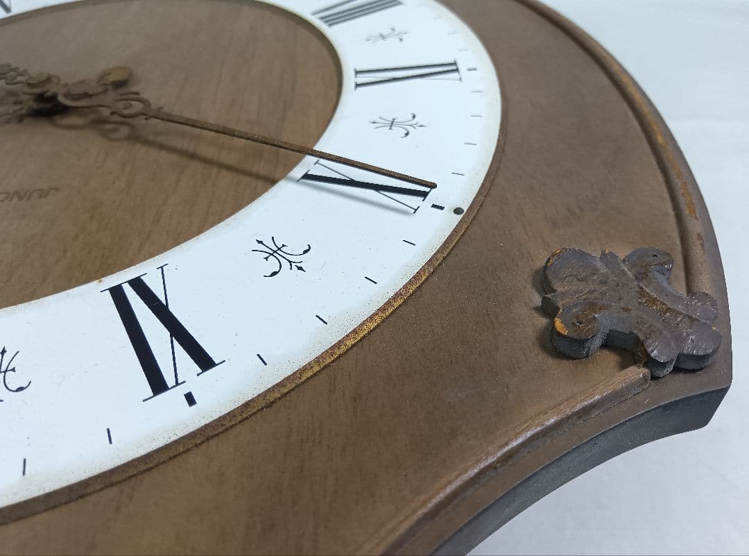 JUNGHANS　ユンハンス　木製掛け時計　分銅式　アンティーク　振り子時計