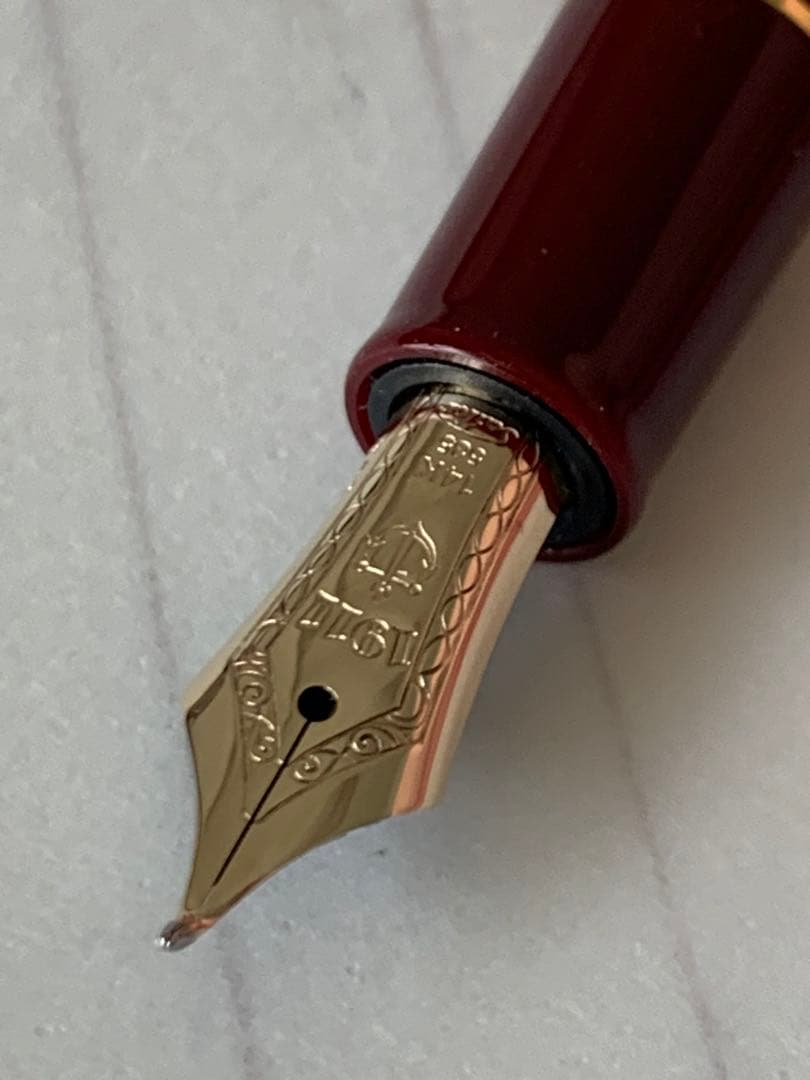 セーラー 万年筆 ボルドー 14K