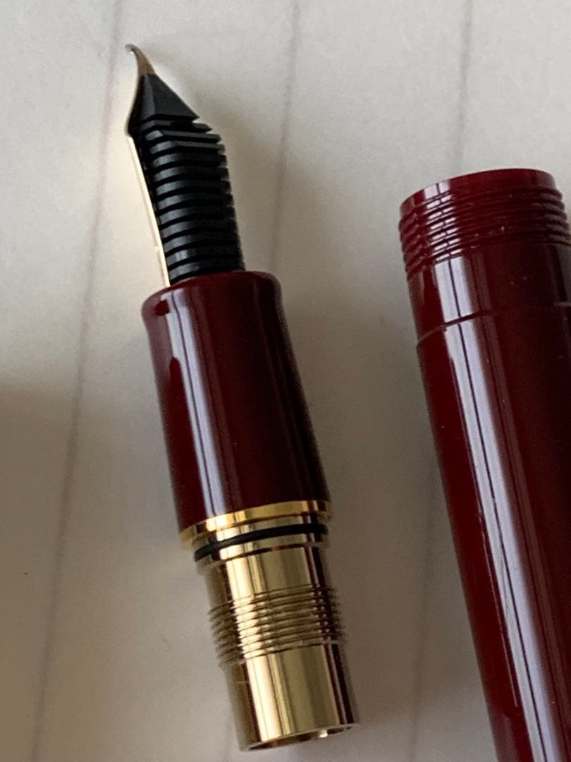 セーラー 万年筆 ボルドー 14K