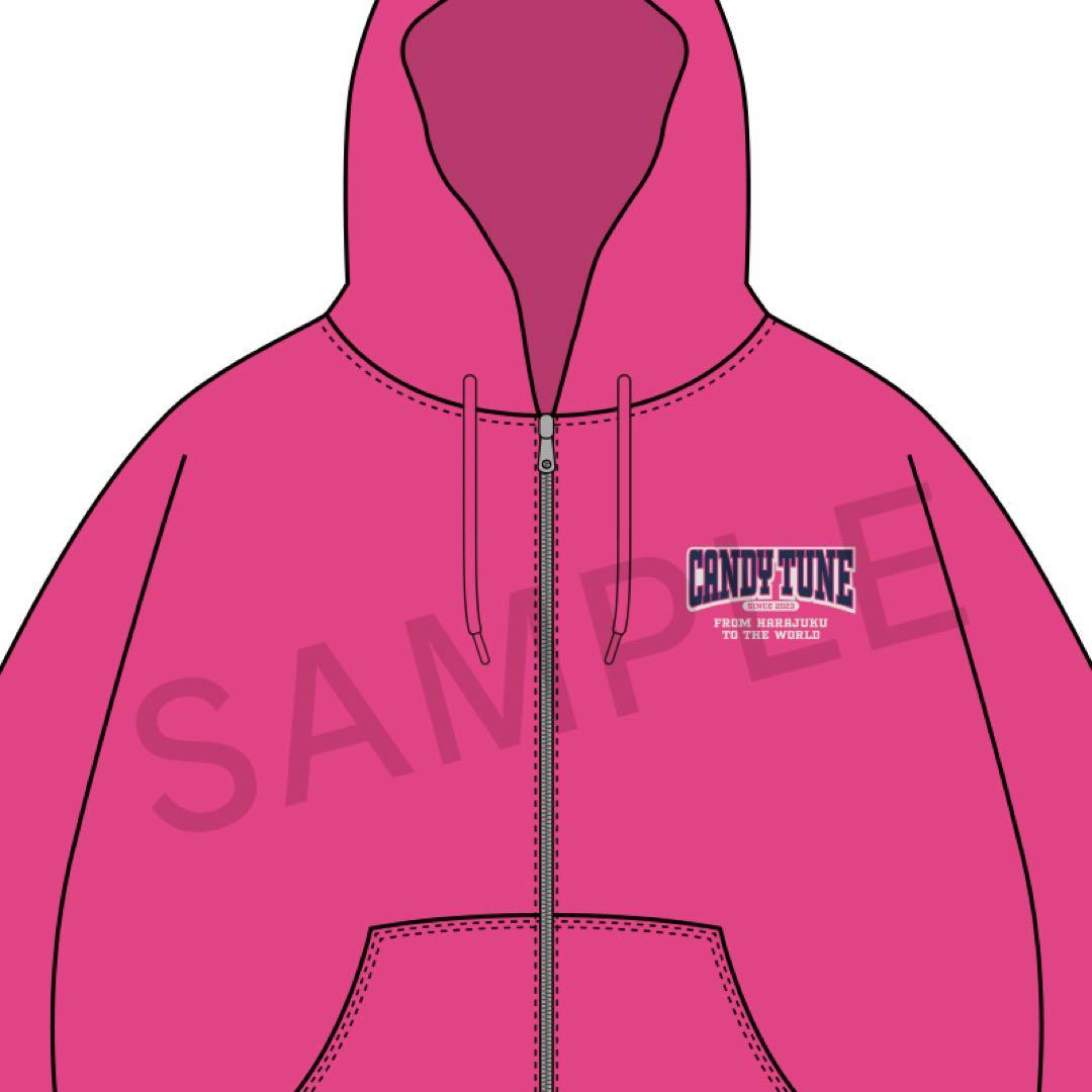 CANDY TUNE OSHI API Zip-up hoodie 村川緋杏