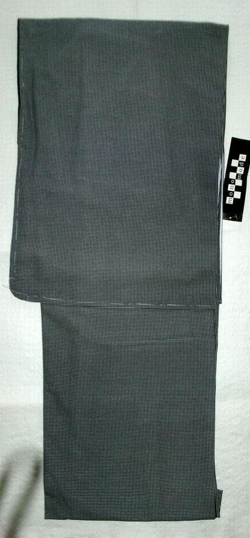 袷洗える着物 TLサイズ 細かい市松柄