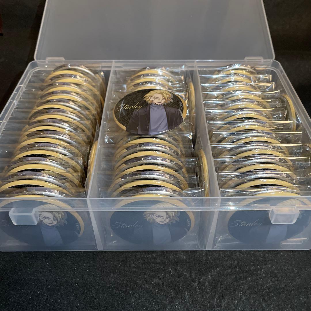 THEキャラ ブラックスーツ 缶バッジ dr.stone theキャラ ブラック