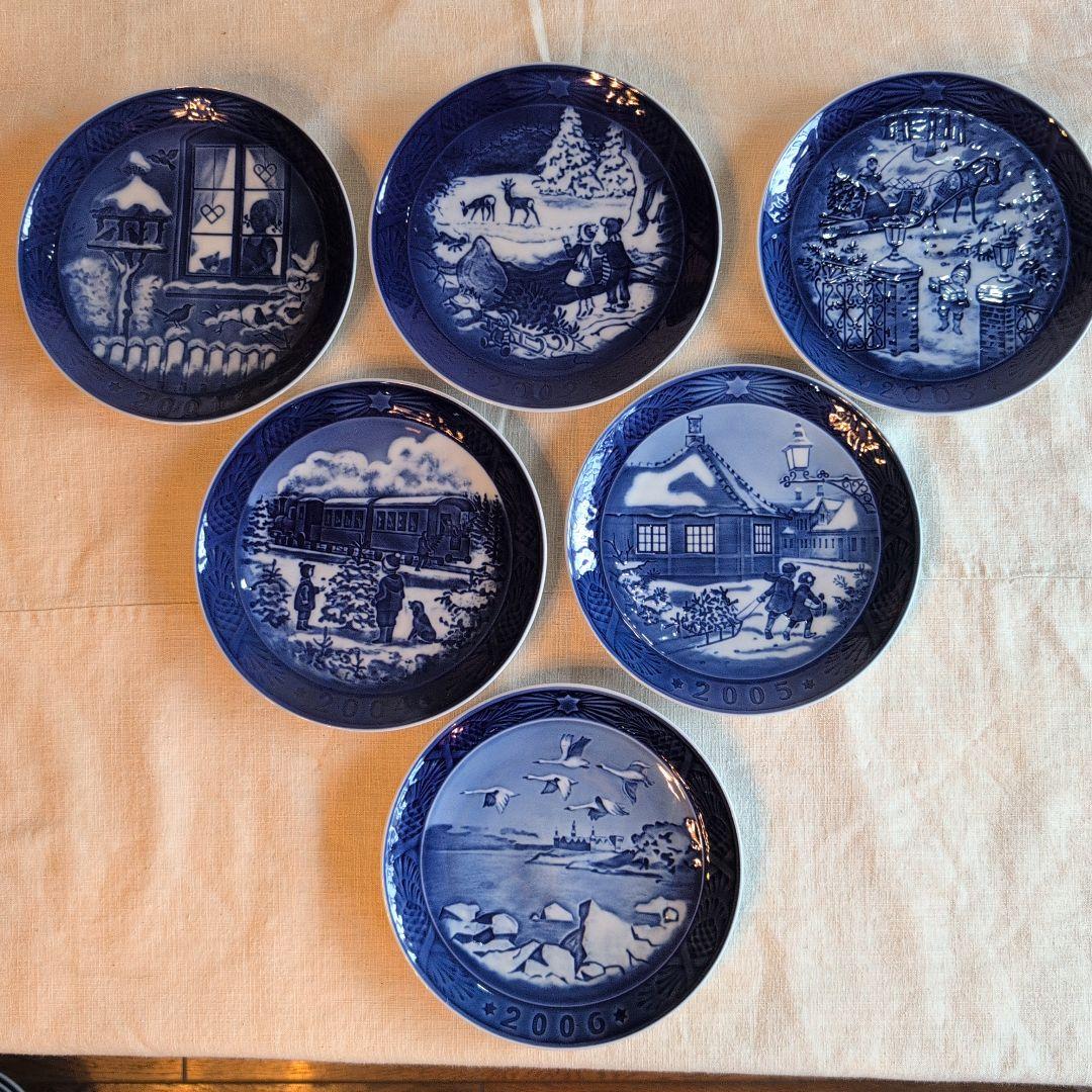 ロイヤルコペンハーゲン イヤープレート 38枚 1958-2006バラ売可