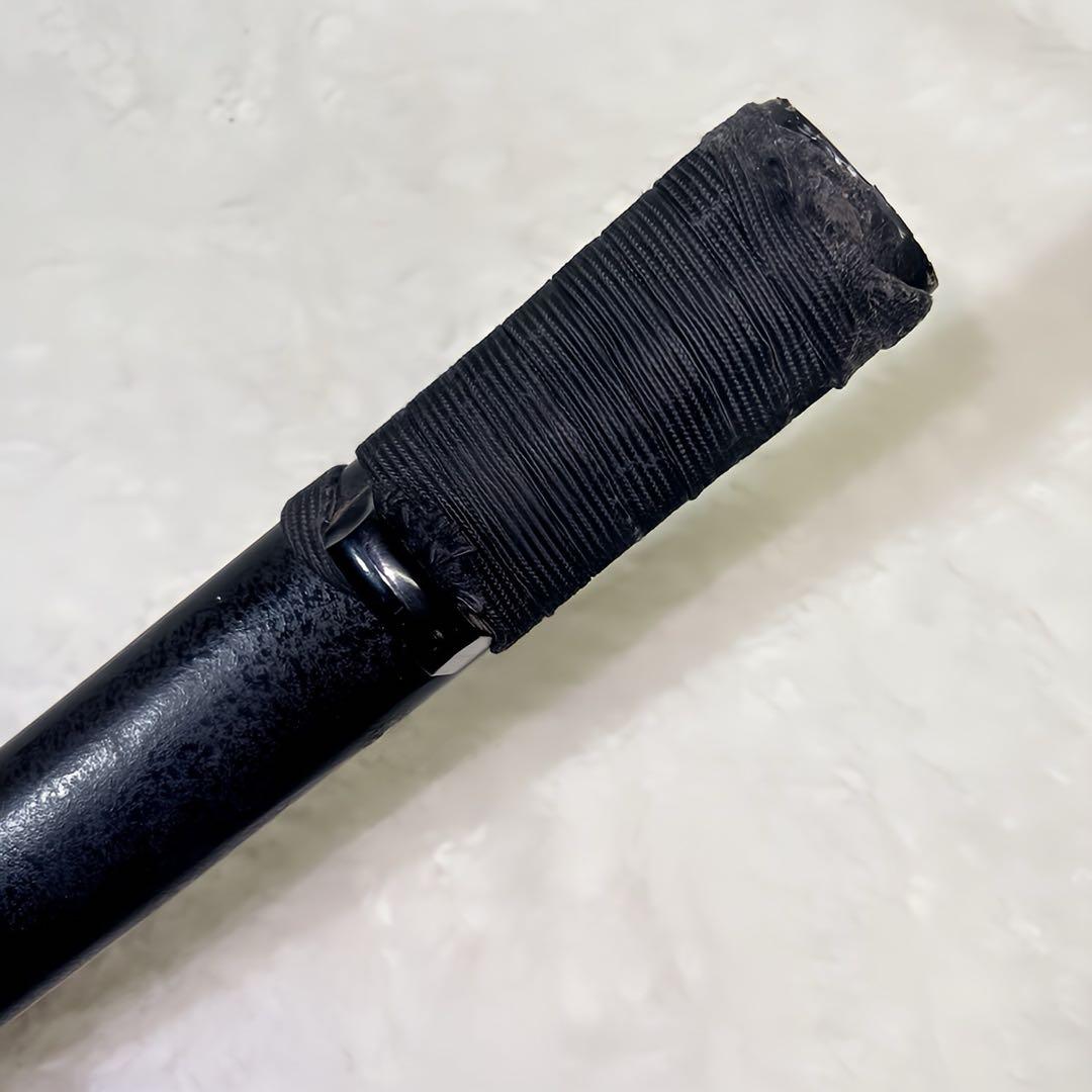 希少日本刀 黒い鞘 模造刀 アンティーク レトロ 昭和レトロ 鬼滅 日輪刀