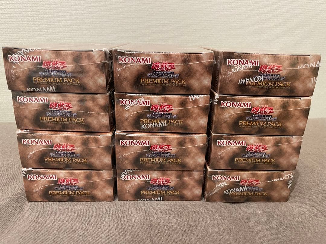 未開封シュリンク付き】プレミアムパック 決闘者伝説 25th 12BOX