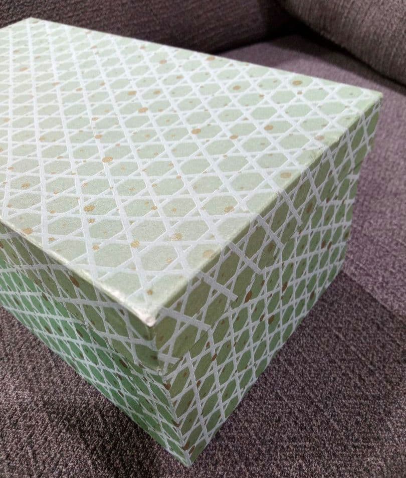 未使用 箱根寄木細工 まつば ティッシュボックス ティッシュケース