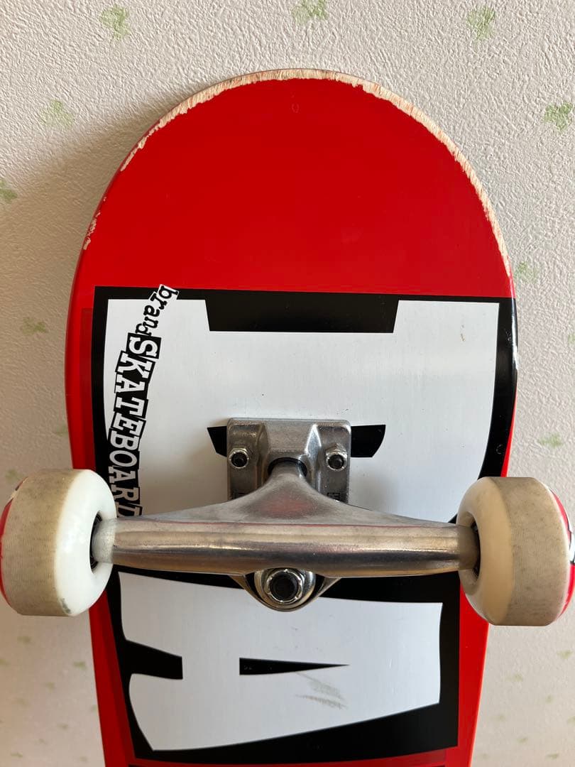 BAKER スケートボード 8.0インチ レッド ホワイト レンチおまけ付き