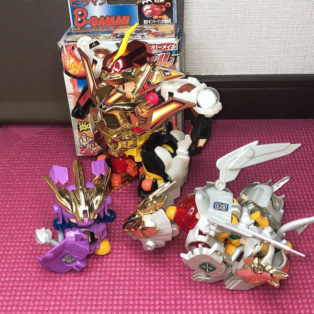 ビーダマン 爆外伝 炎の魔神 ゴールドレオ グリフォンメイル セット