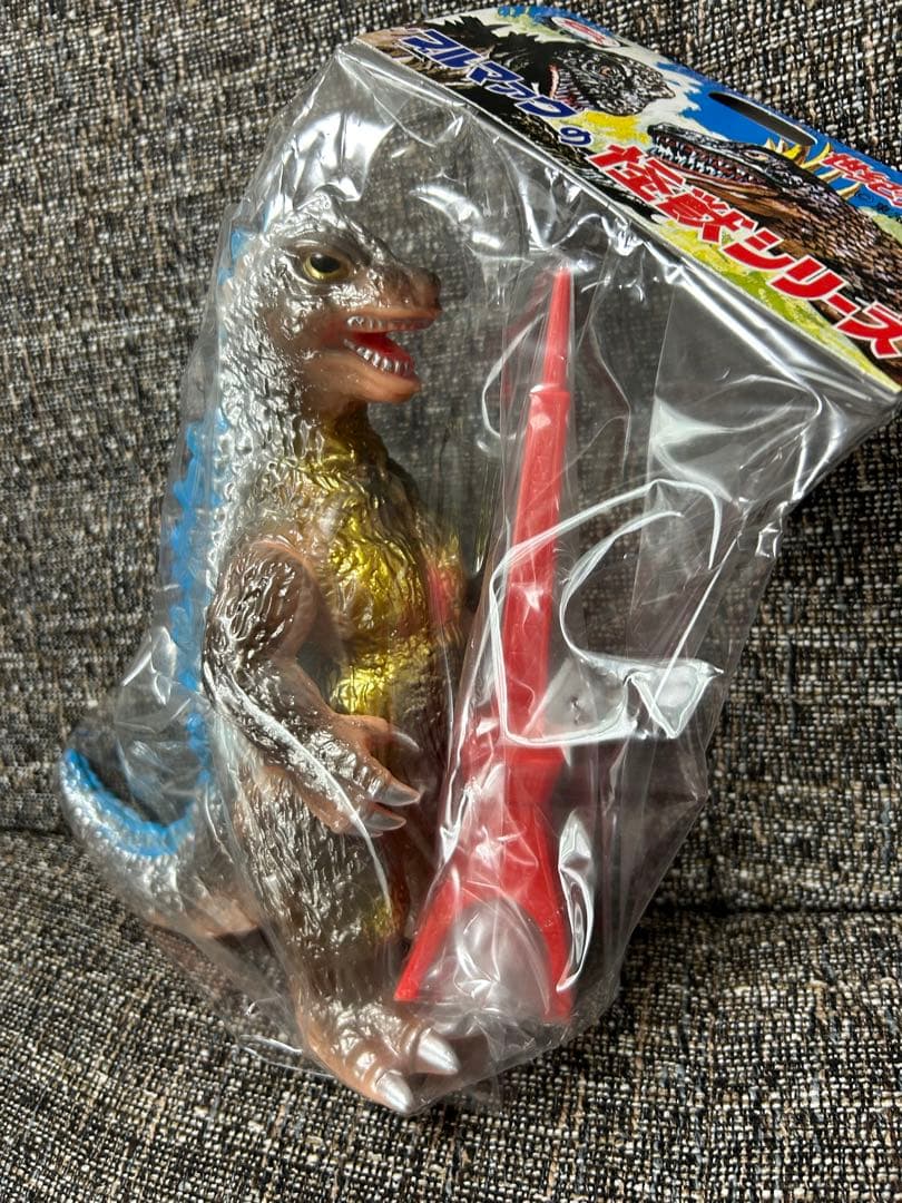 ブルマァクの怪獣シリーズ☆ゴジラ50（ガンメタ） ブラウンカラー 東宝