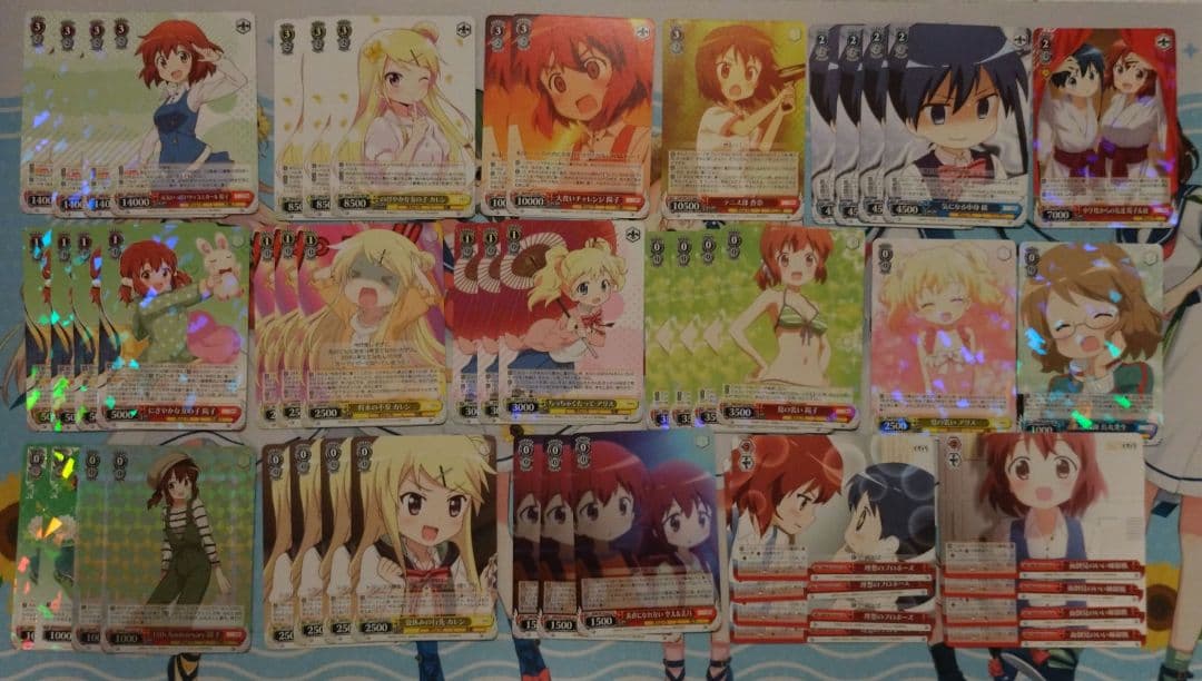 ヴァイスシュヴァルツ きんいろモザイク 8電源デッキ＋交換用