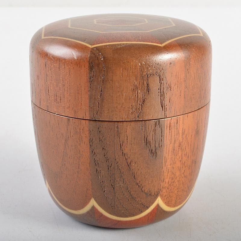 茶道具　箱根寄木細工　棗　V　R6988