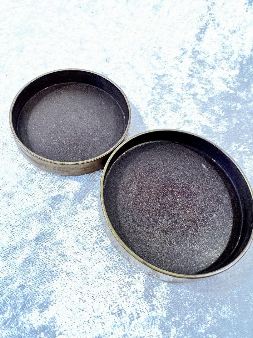 金蒔絵山水紋香箱　江戸期　合せ箱　金銀　富士山　高蒔絵 山と鳥のデザイン