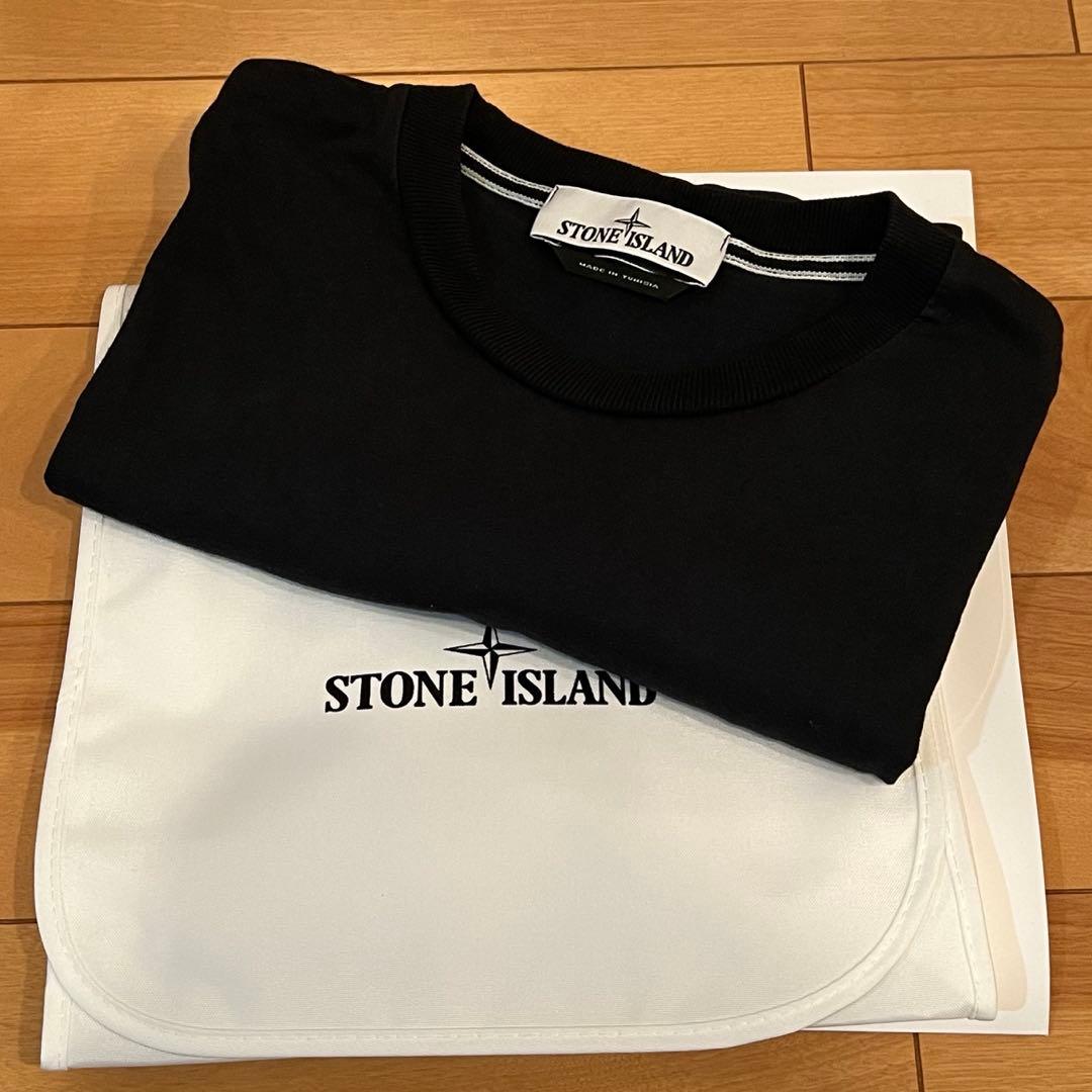 ☆希少！肩刺繍☆ストーンアイランド Tシャツ ☆ネイビー S☆タグ有