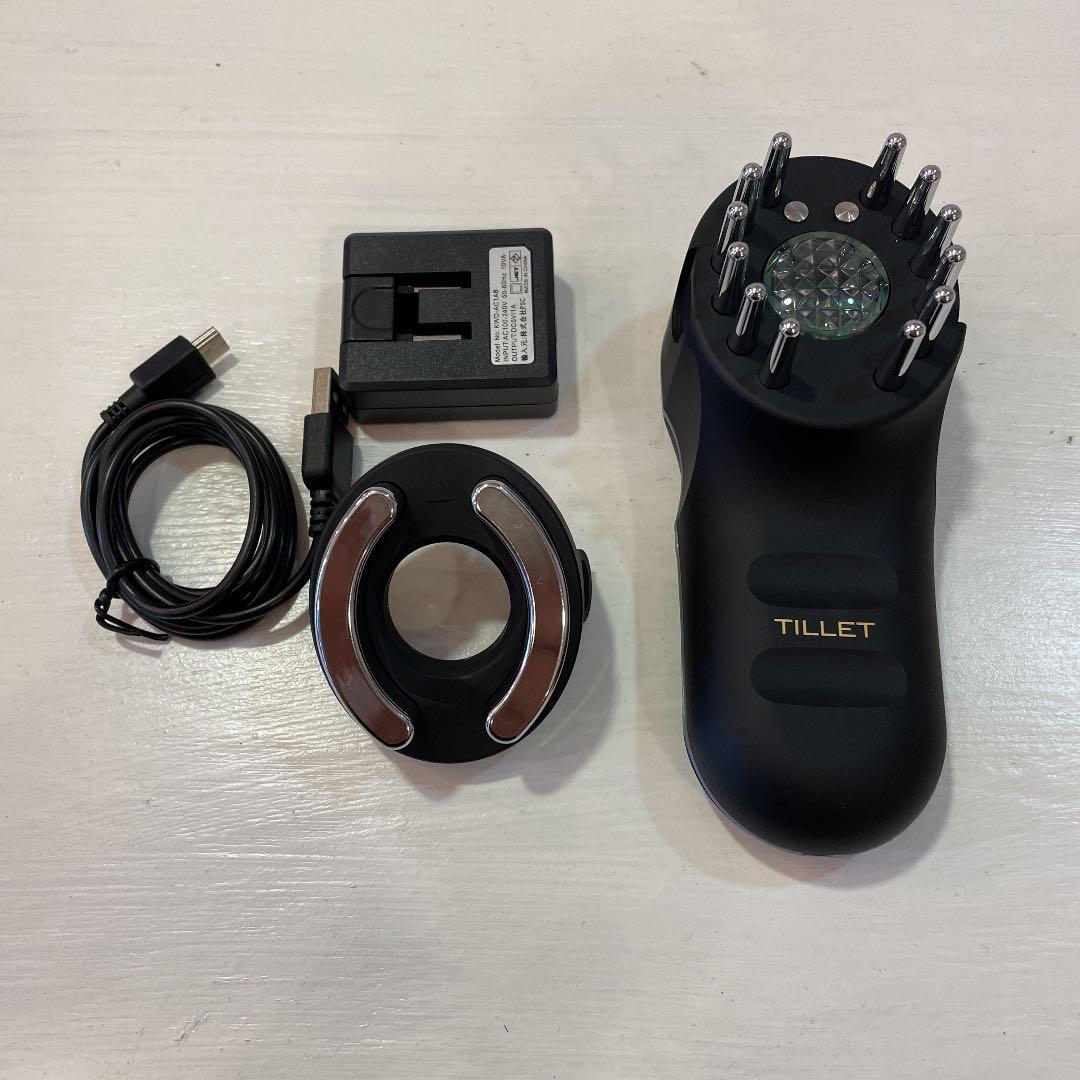フェイス＆ヘアトリートメント機器TILLET（ティレット）（ブラック