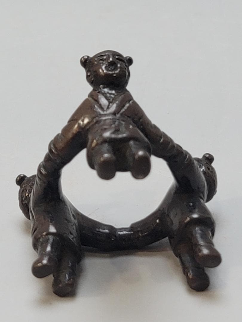 茶道具 古銅 三唐子 蓋置 骨董品 古美術の通販はau PAY マーケット