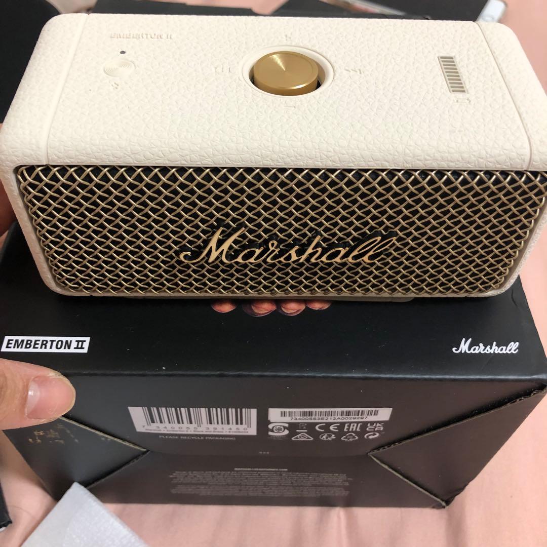 国内正規品]Marshall EMBERTON 2 ホワイト クリーム Amazon.com