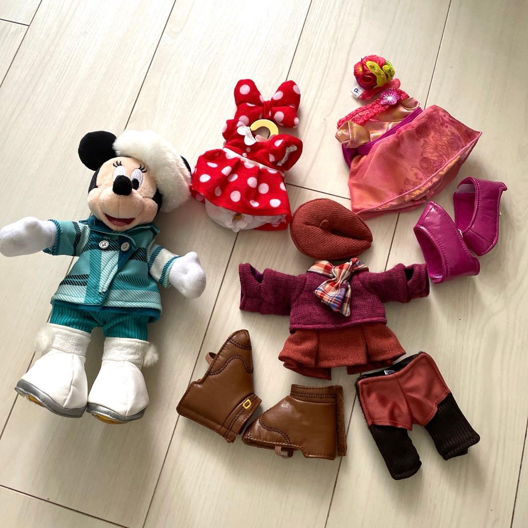 ミニーのスタイルスタジオ ぬいぐるみバッジ ぬいぐるみ ポージー