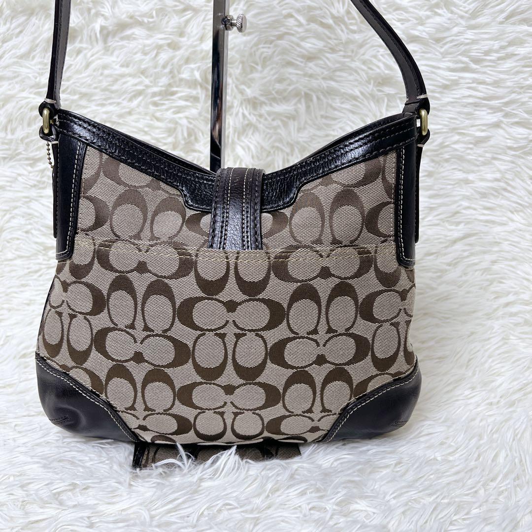 バッグ COACH Signature Half Moon Y2K Shoulder