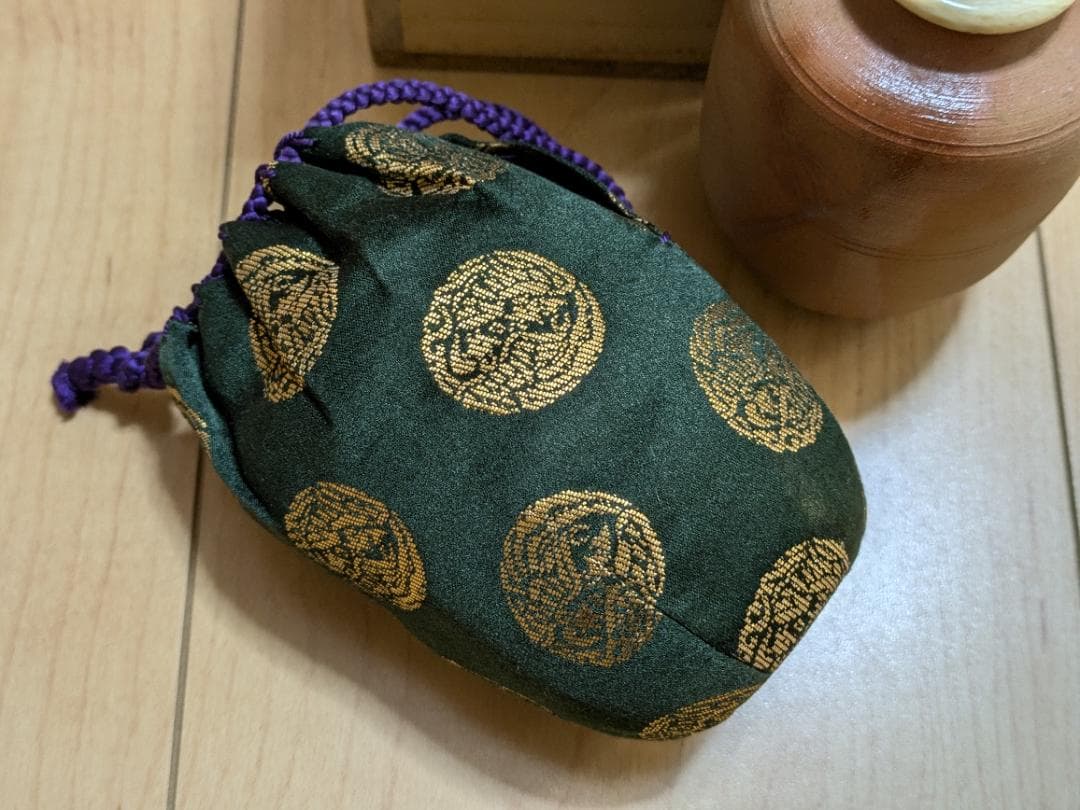 茶道 茶道具 木村陶峰作 備前焼火襷肩衝茶入 二人静｜備前焼 木村