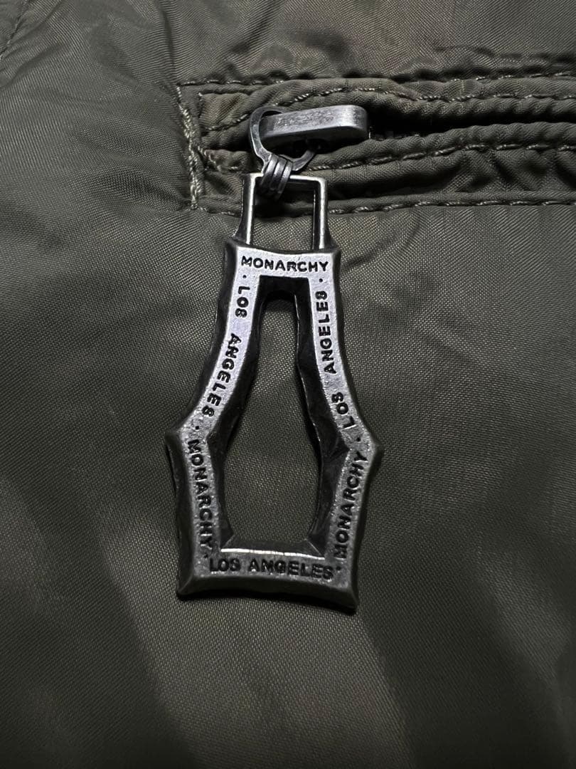 00s y2k Monarchy ナイロンライダース 刺繍 ジップアップ Mの通販はau
