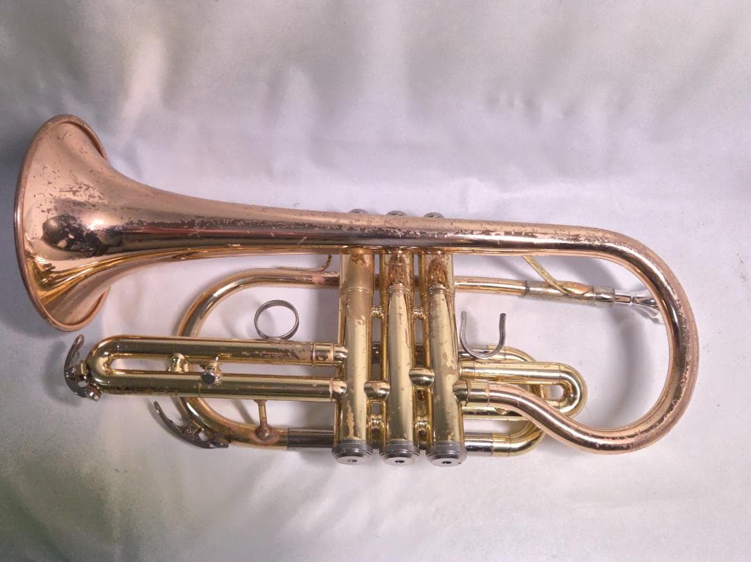 YAMAHA YCR-3330 ショートコルネット 赤ベル 動作良好 #2343