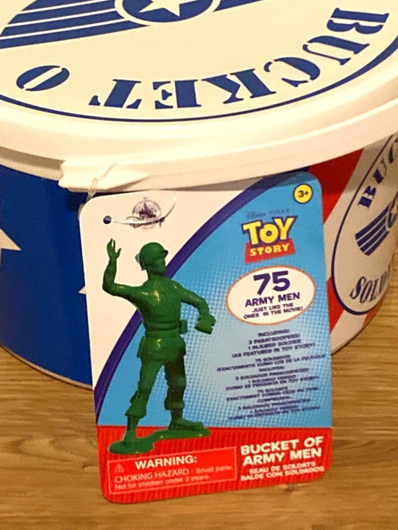 トイストーリー バケットオブソルジャーズ グリーンアーミーメン レア 75体