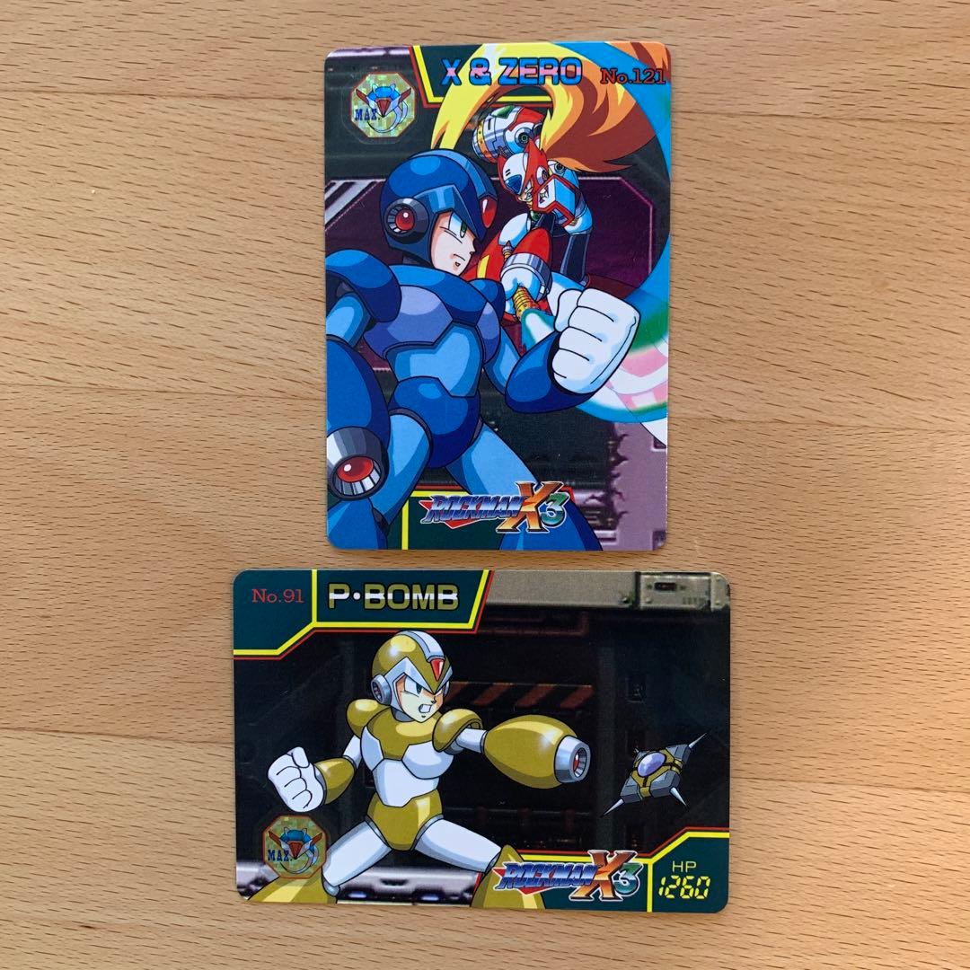 ロックマン、X カ〜ドダスレア9枚セット