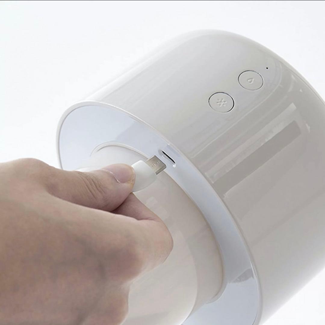 LUMENA】コードレス デスク加湿器 2個セット ホワイト グリーン ライト