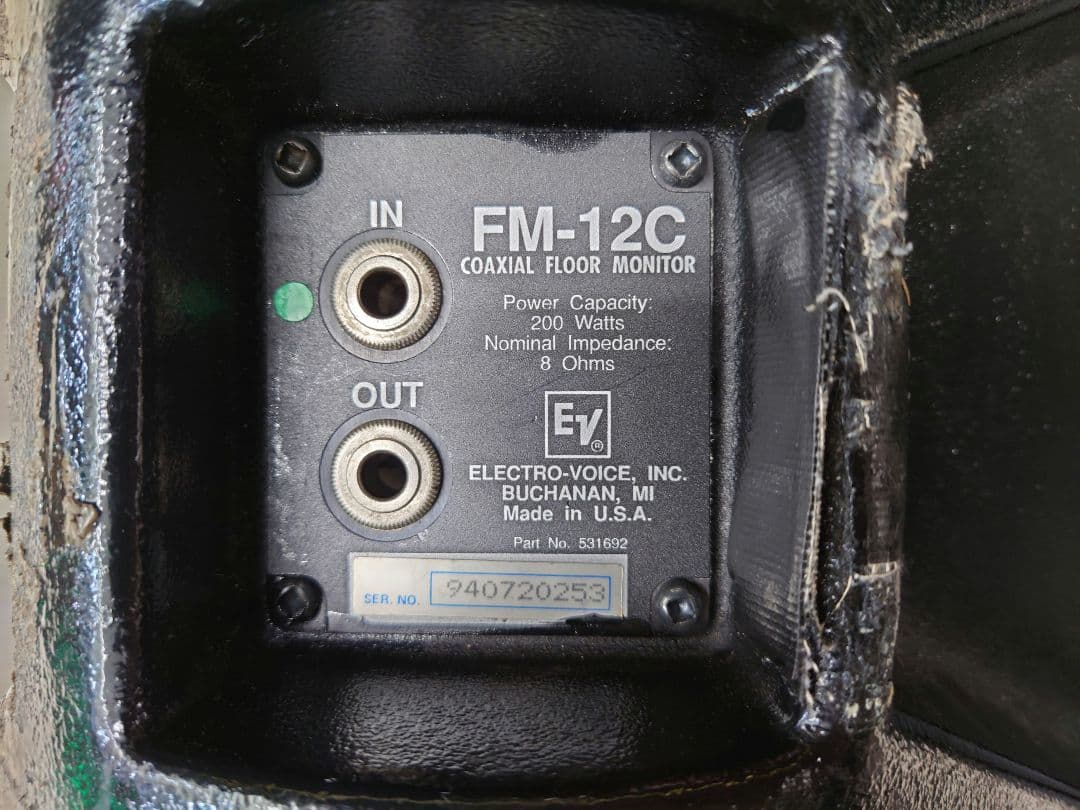 ★ELECTRO-VOICE FM-12C PAスピーカー