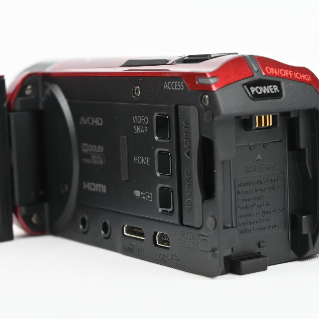 動作品】Canon ivis HF R32 ハンディビデオカメラ レッド