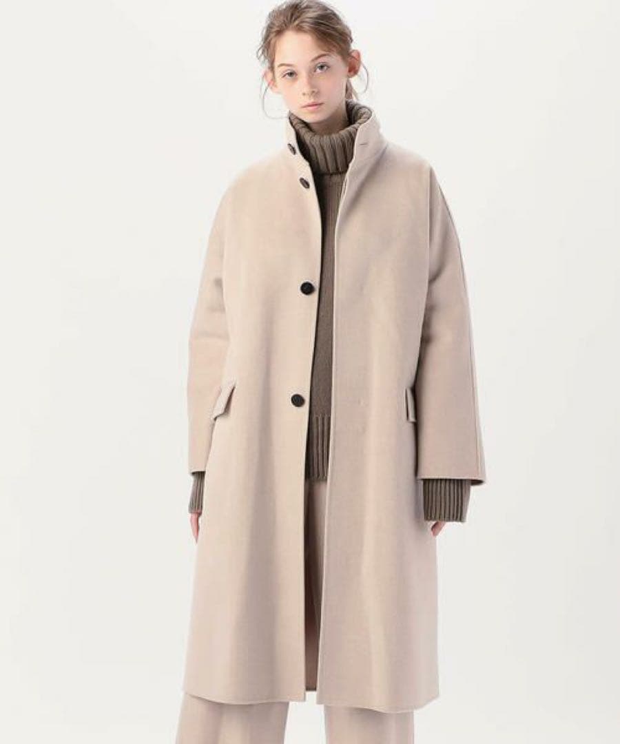 ウールダブルフェイス ロングコート｜トゥモローランド 公式通販