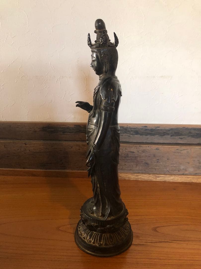 時代 銅製 薄端 花器 茶道具 送料込み250920 Yahoo!オークション -「唐