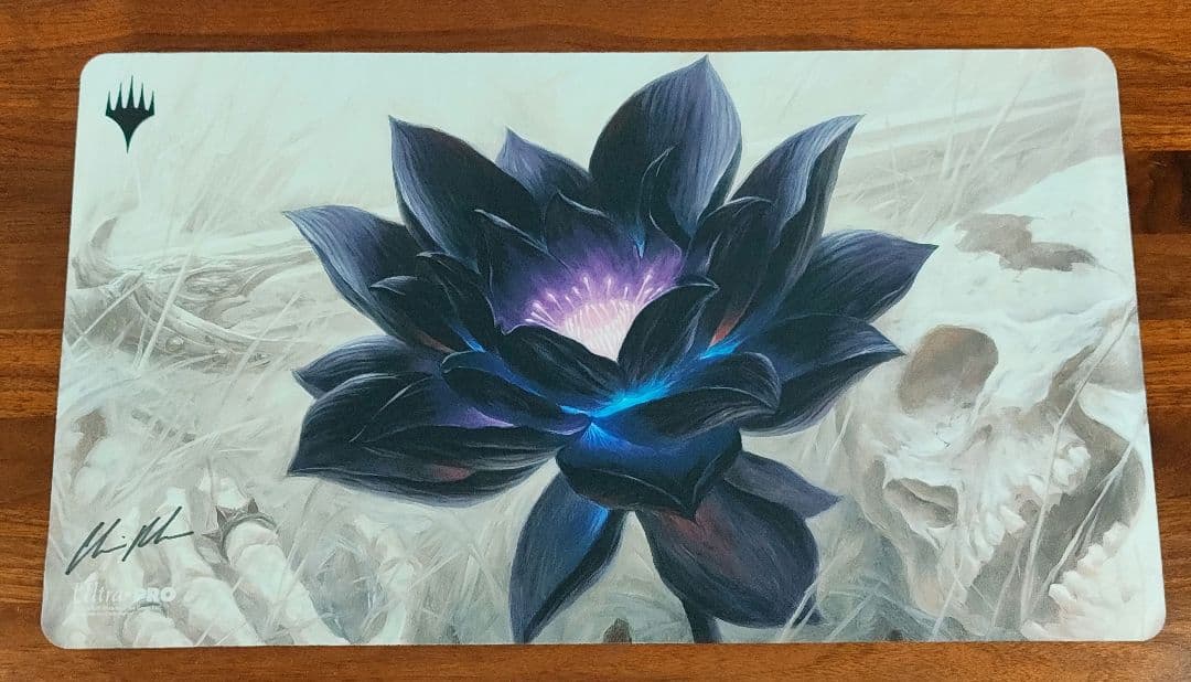 black lotus プレイマット ブラックロータス アーティストサインド