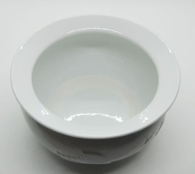 茶道具 平戸焼 宝尽 建水 13代 今村悦山 三川内 白磁