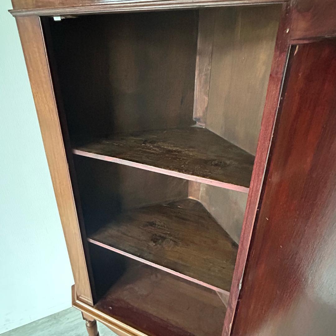 最終値下げ】イギリス アンティーク 家具 コーナーキャビネット 296A