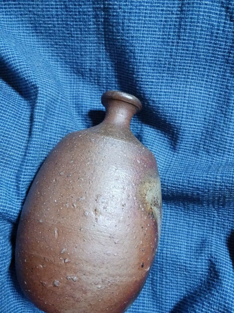 備前焼　徳利　年代物　作家物　共箱付　美品