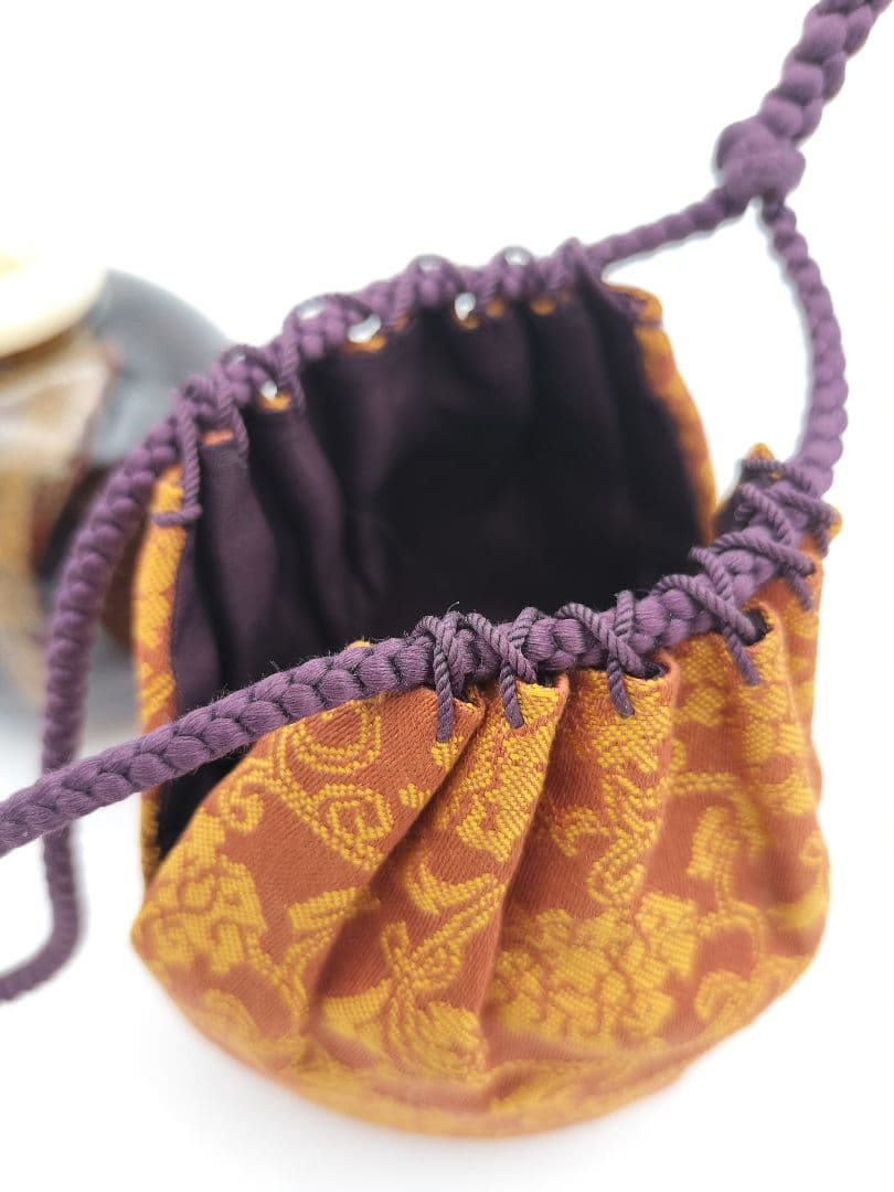 a979 膳所 茄子茶入 久田尋牛斎宗匠箱書 淡海陽炎園 小牡丹