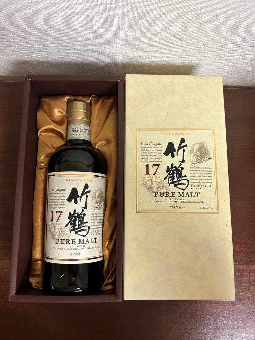 未開封 NIKKA ウヰスキー 竹鶴 17年 ピュアモルト 2本セット