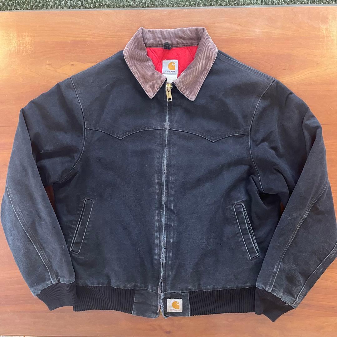 ☆Carhartt Santa Fe Jacket M寸☆USA J13 BLK