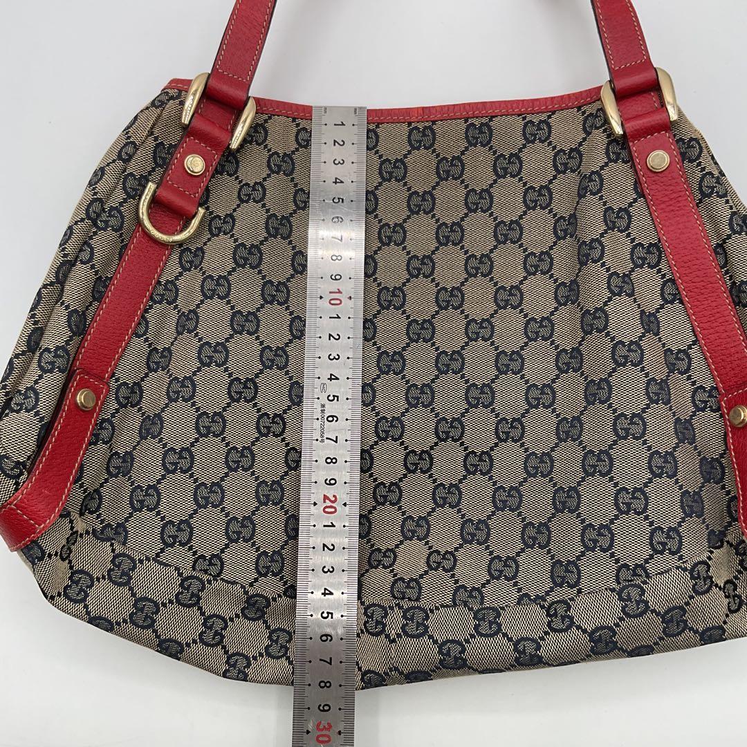 グッチ GUCCI トートバッグ GGパターン キャンバス レザー