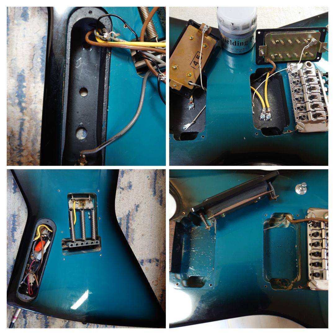 FERNANDES エレキギターエクスプローラータイプ Yahoo!オークション