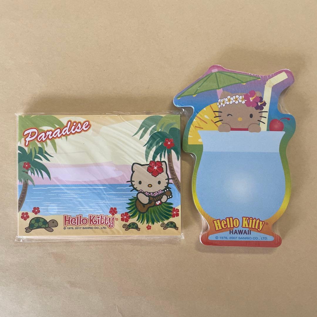 サンリオ ハローキティ ハワイ メモ帳 付箋 - メルカリ