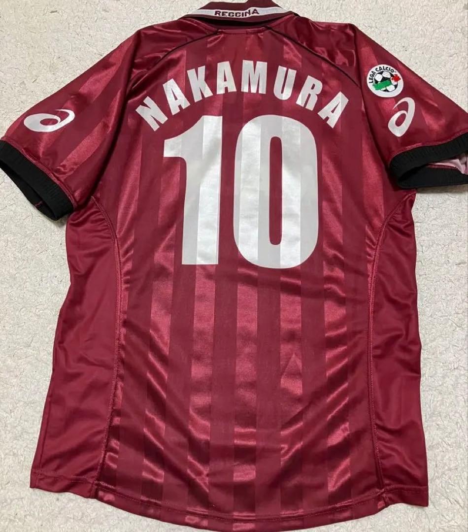 新品タグ付き】中村俊輔選手 02/03レッジーナ 10番 ユニフォーム