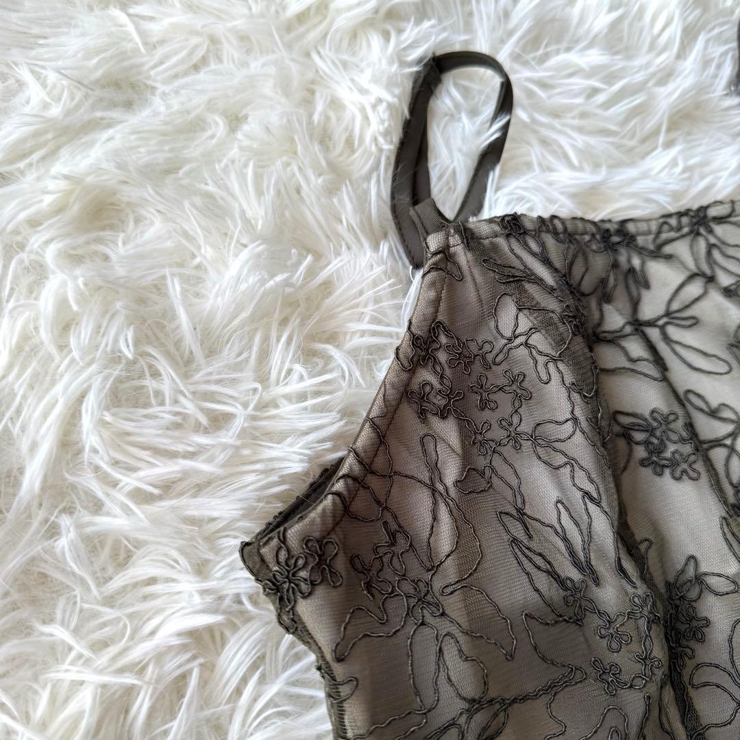 【新品未使用】Lejaレジャ　マーメイドキャミワンピース　カーキ　Mサイズ