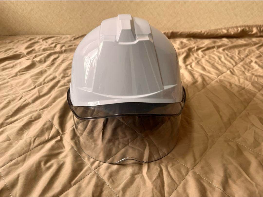 ヘルメット 透明バイザー/ワイドシールド面付き 14個｜ヘルメット 透明