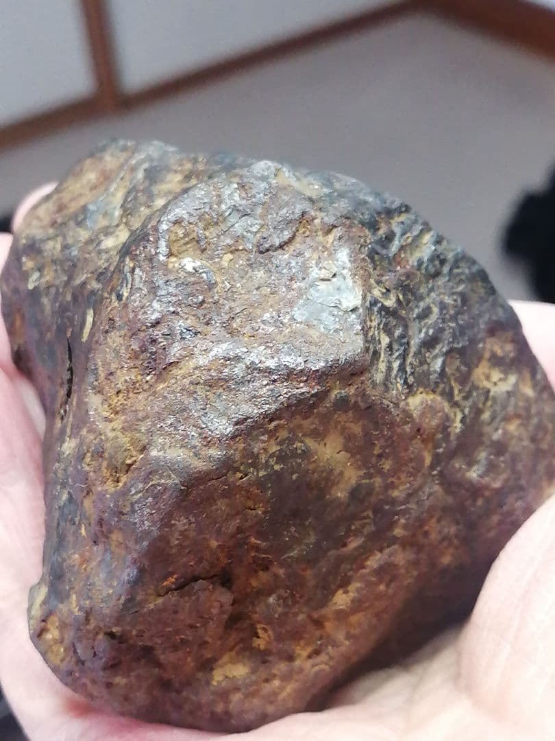 ☆『超隕石』隕石原石 969g 隕石内部 表面は『鏡面仕上げ』になってい