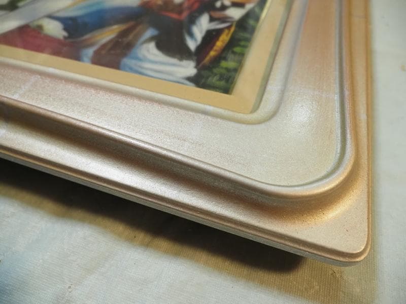 人物画　油絵　横尾忠則　悠久の愛　F8号　額付き　手描き　肉筆